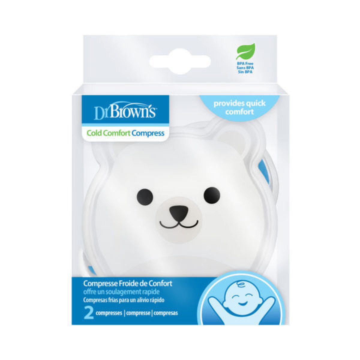 DR BROWN COMPRESA FRIA X 2 HG082