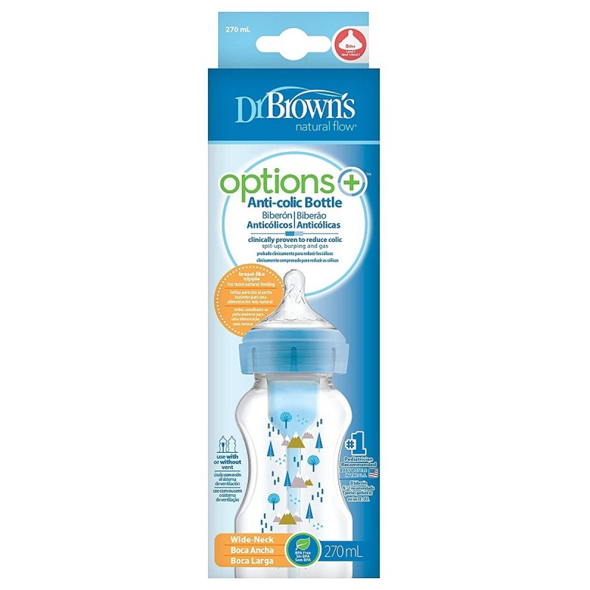 DR BROWN MAMAD OPT 270 ML C WB91802