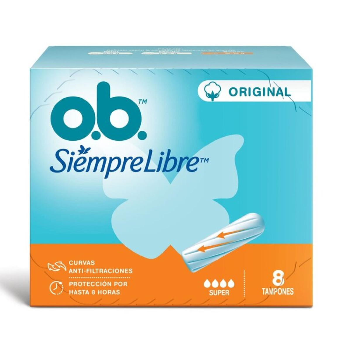 OB TOALLA H TAMPONES ORIGINAL X 8