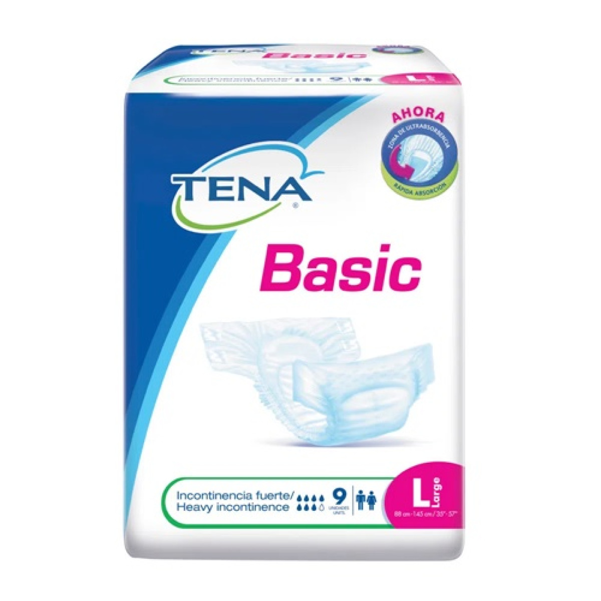 TENA PANAL ADUL BASIC L X 9