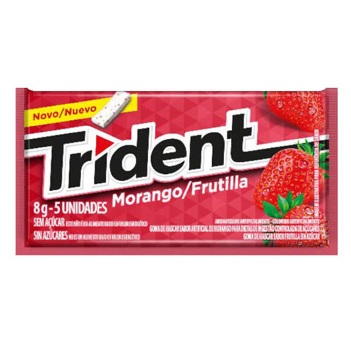 TRIDENT CHICLE MORANGO 1503