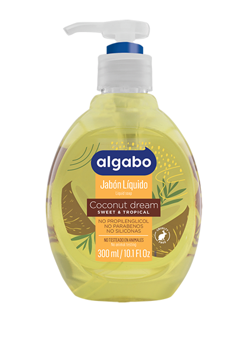 ALGABO JABON LIQ 300 ML COCO/VAINIL