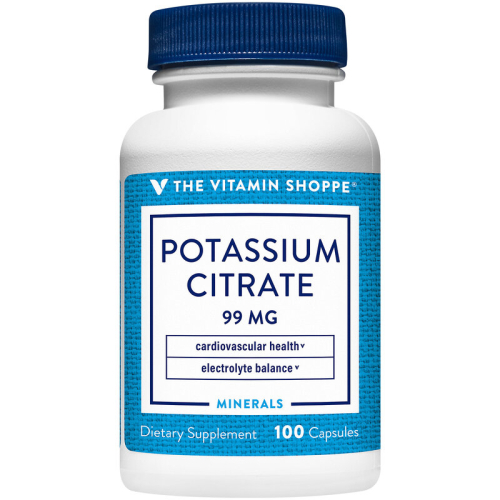 POTASSIUM CITRATE X 100 CAPS SHOPPE