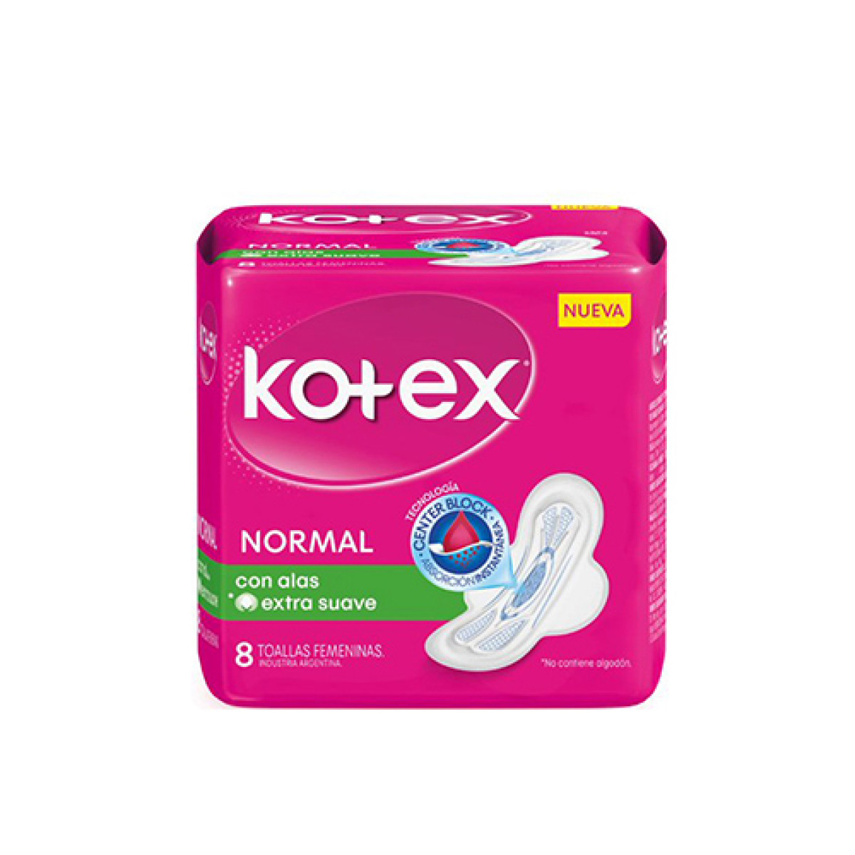 KOTEX TOALLA H NOR C/A X 8 3249