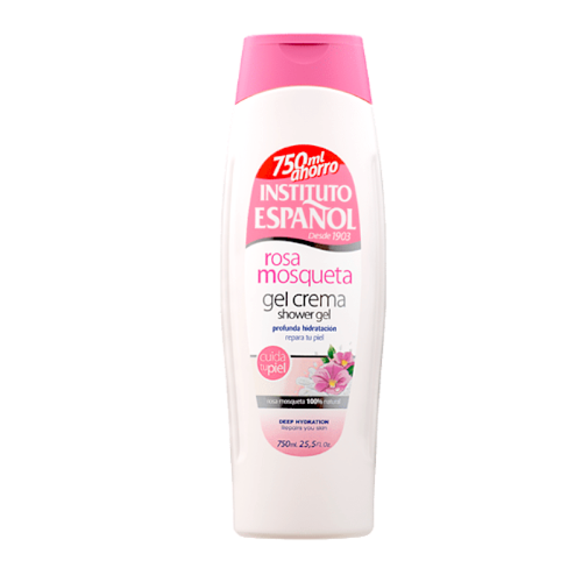 INSTITUTO GEL DUCHA 750 ML ROSA MOS