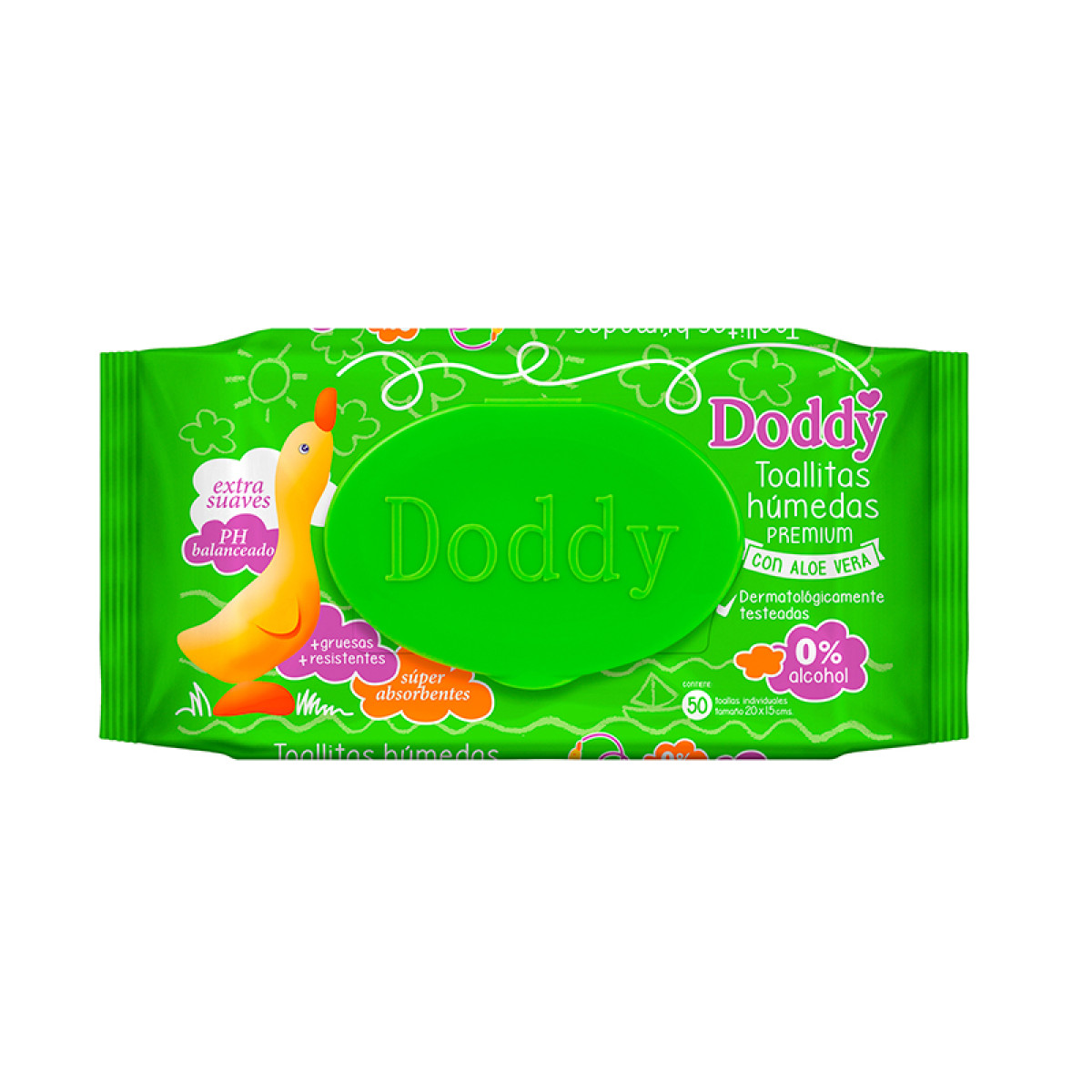 DODDY TOALLITA H X 50 ALOE 2911