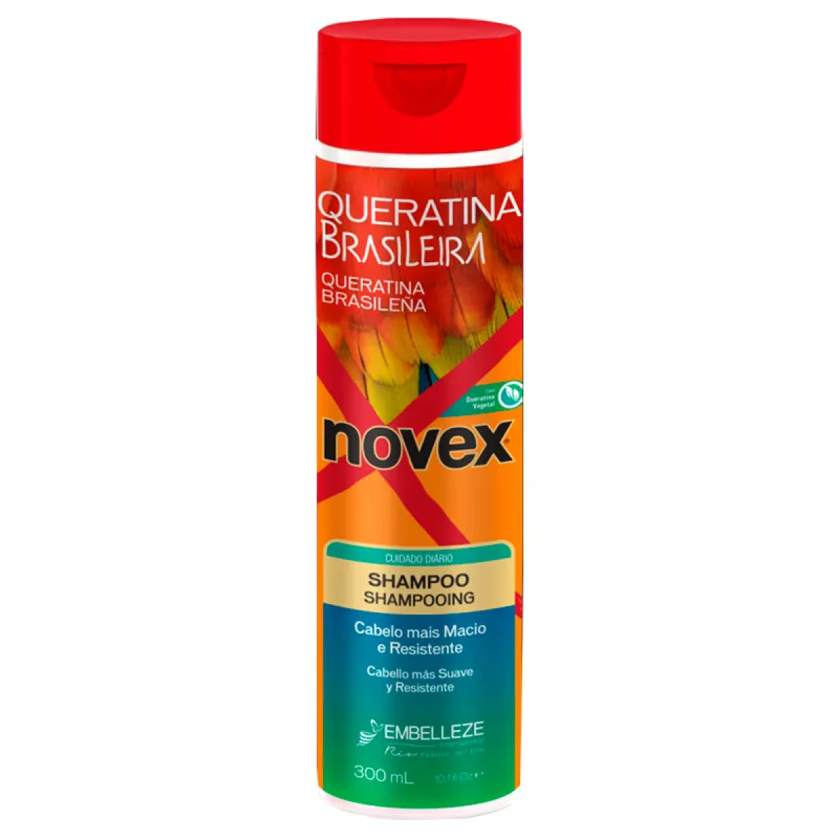 NOVEX SHAMP 300 ML KERATINA BRASIL