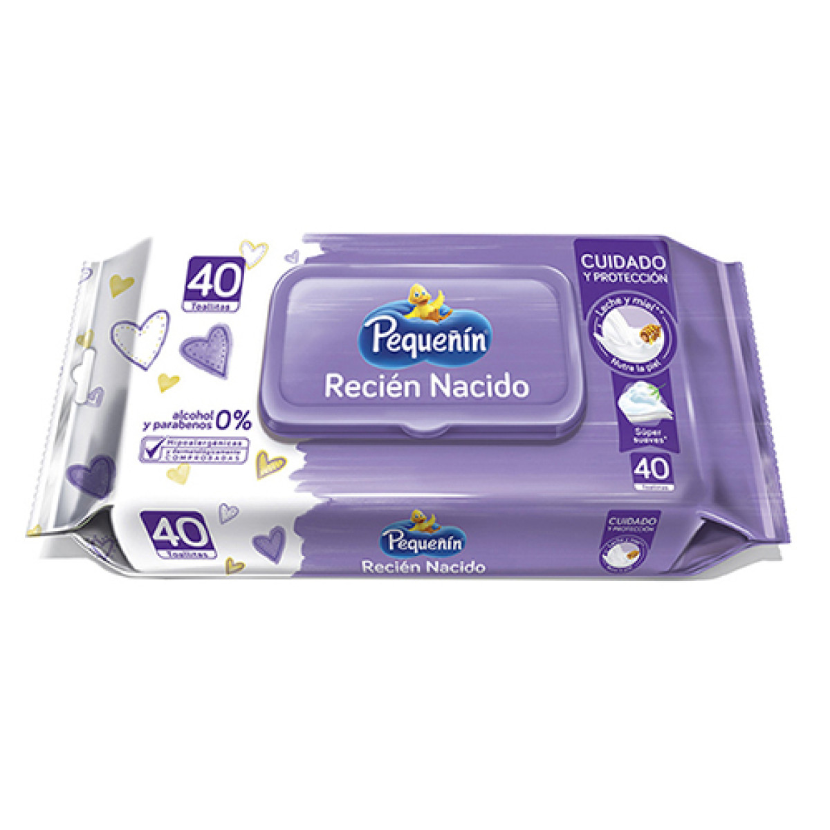 PEQUENIN TOALLITA H X 40 REC NAC