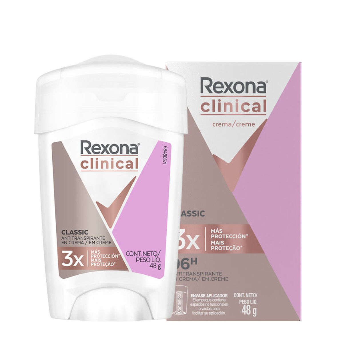 REXONA DEO BARRA 48 GR CLIN  WOMAN