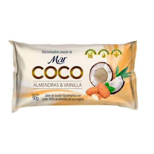 MAR COCO JABON 90 GR ALMENDRA/VAINI