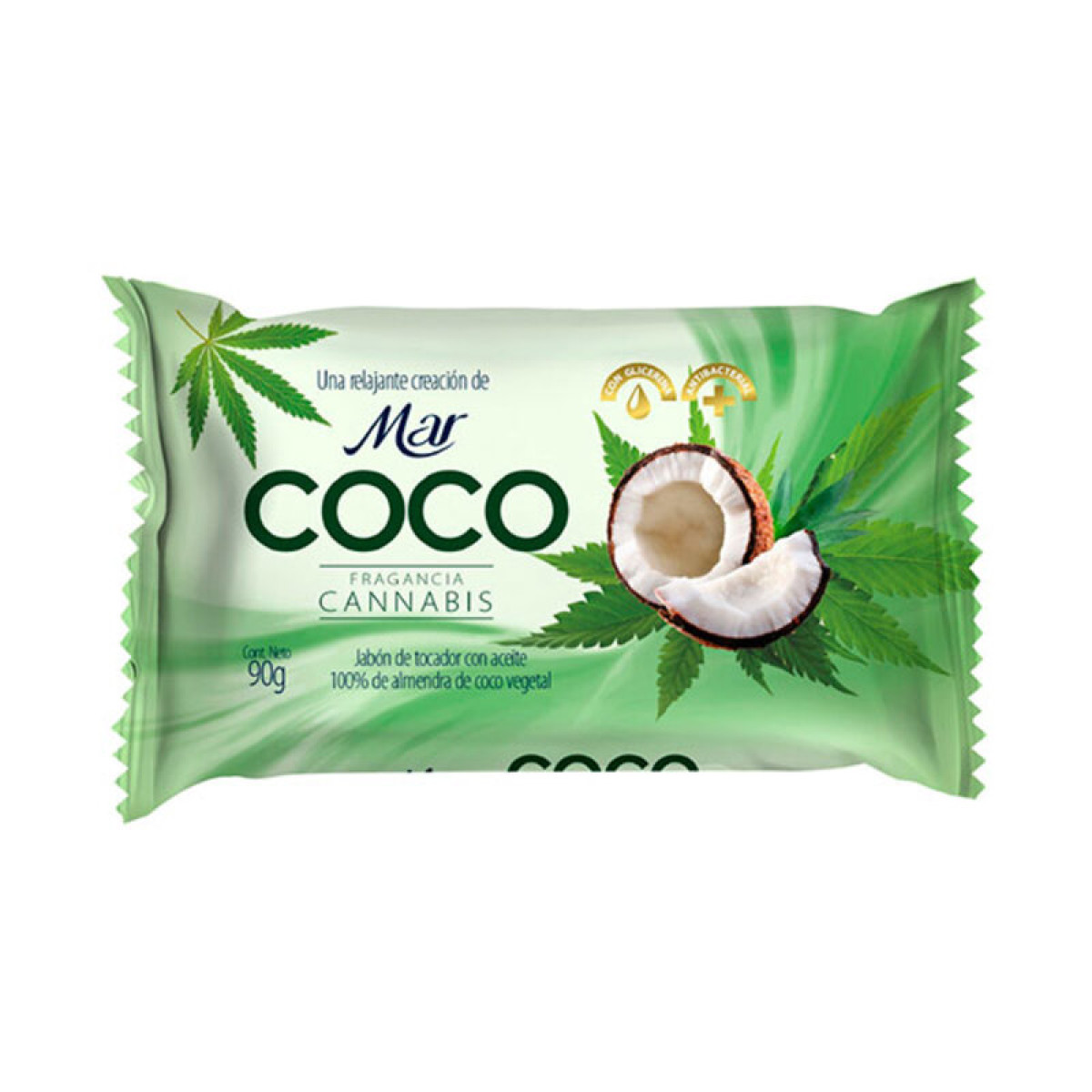 MAR COCO JABON 90 GR CANNABIS