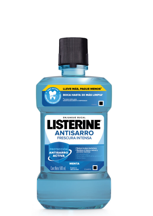 LISTERINE ENJ BUCAL 500 ML ANTISAR