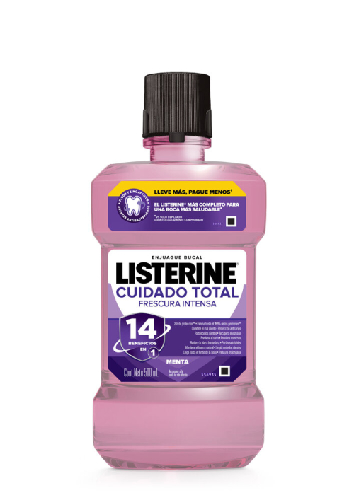 LISTERINE ENJ BUCAL 500 ML CUIDAD