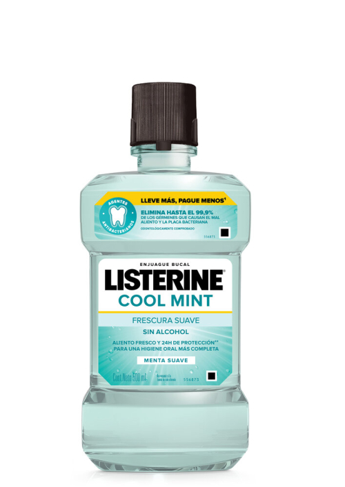 LISTERINE ENJ BUCAL 500 ML ZERO S/A