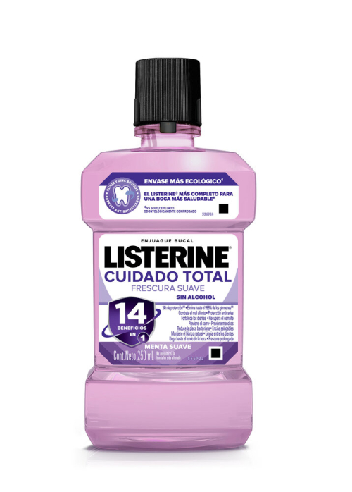 LISTERINE ENJ BUCAL 250 ML TOT Z/AL