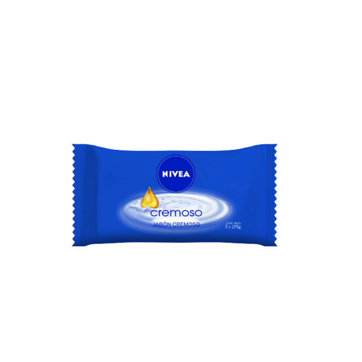 NIVEA JABON 125 GR X 3 CREMOSO 0576