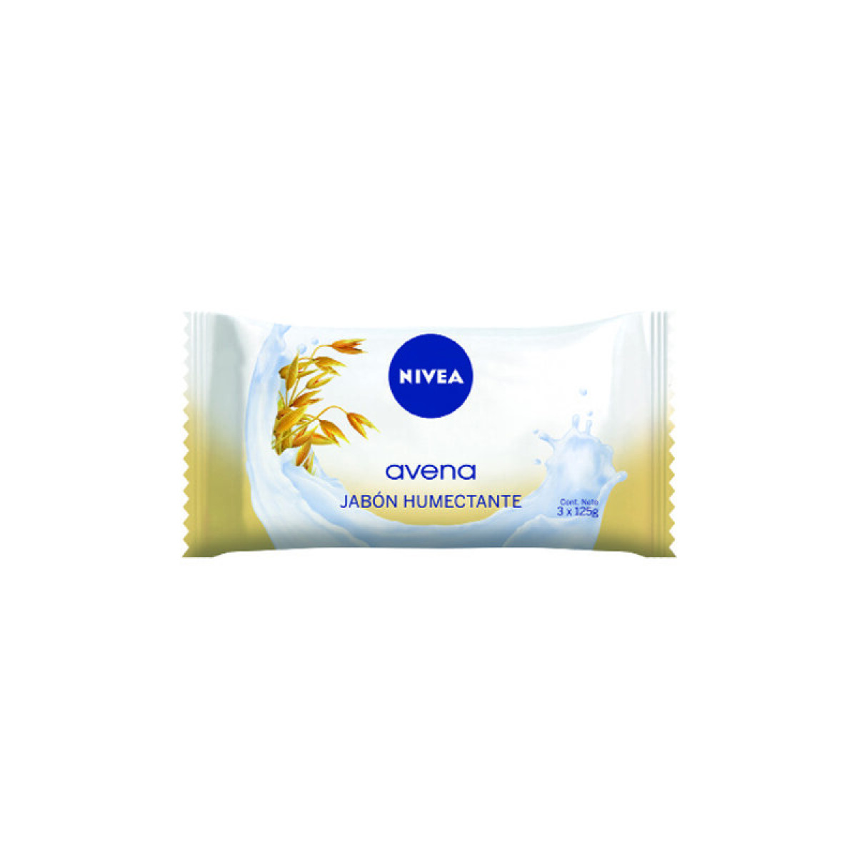 NIVEA JABON 125 GR X 3 AVENA 3830