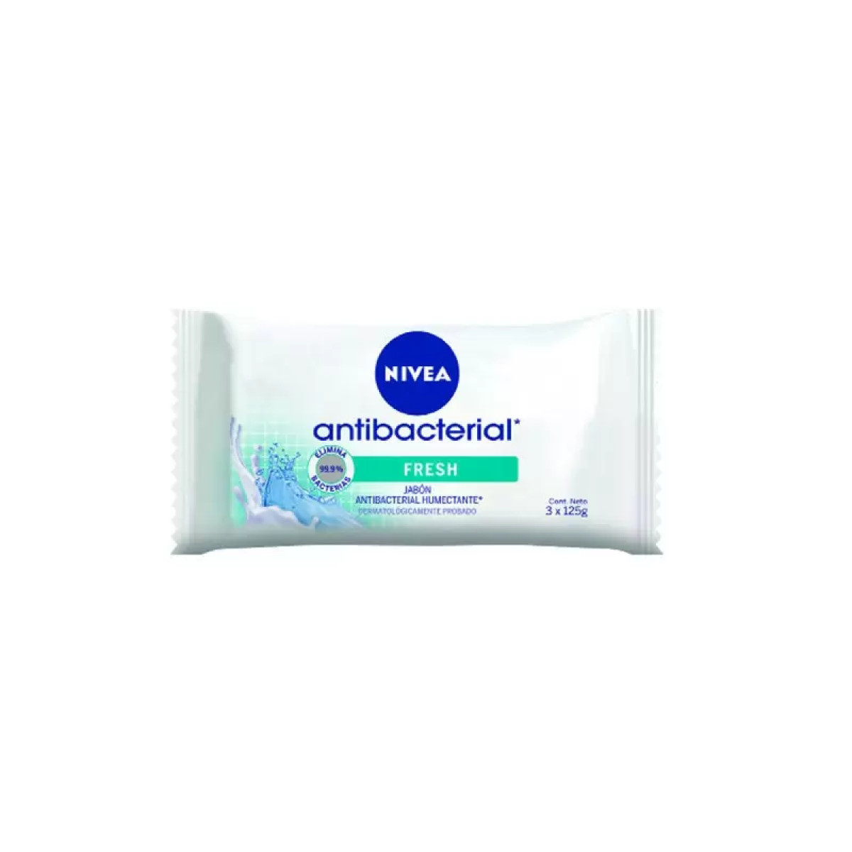 NIVEA JABON 125 GR X 3 ANTIBACTERIA