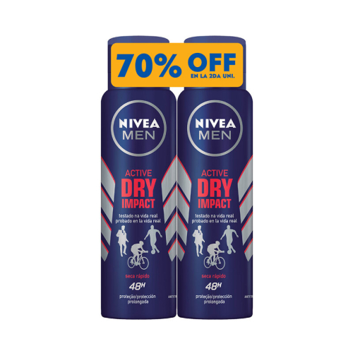 NIVEA DEO AER  PACK DRY IMPACT X2