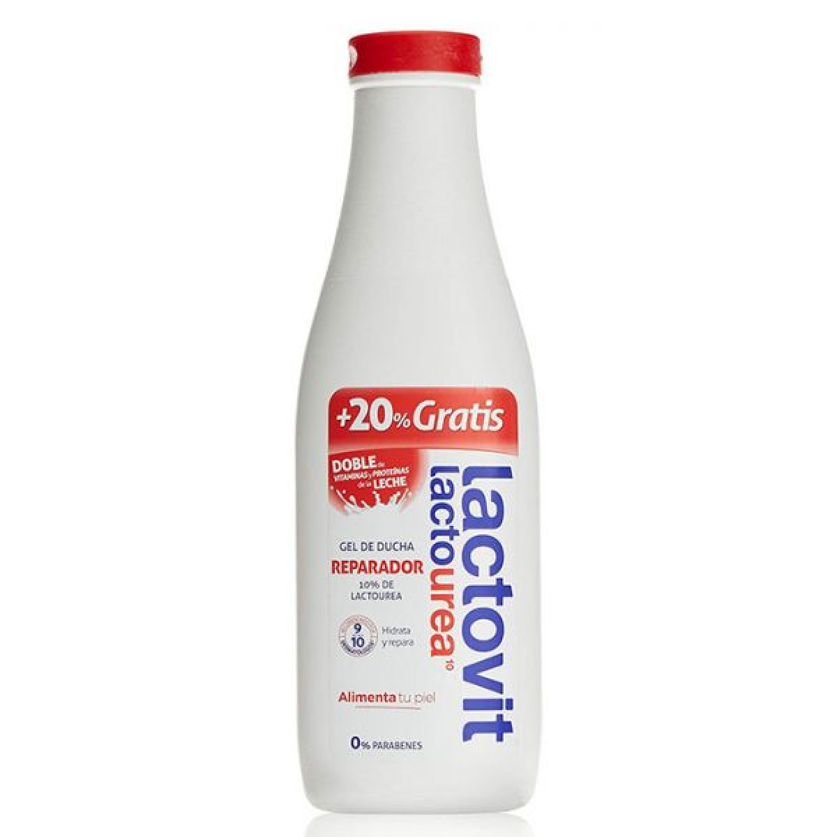 LACTOVIT GEL BANO 600ML+20% UREA###