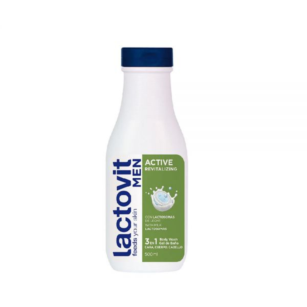 LACTOVIT MEN GEL BANO 500 ML ACTIVE