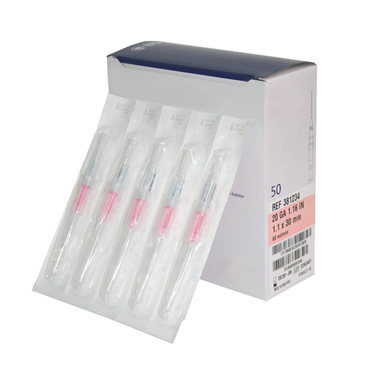 CATETER INTRAVENOSO N 20 BR INSYTE