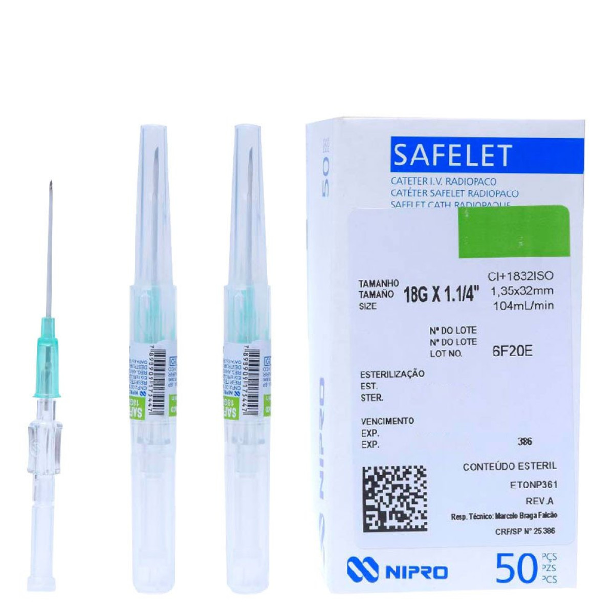 CATETER INTRAVENOSO N 18 NIPRO