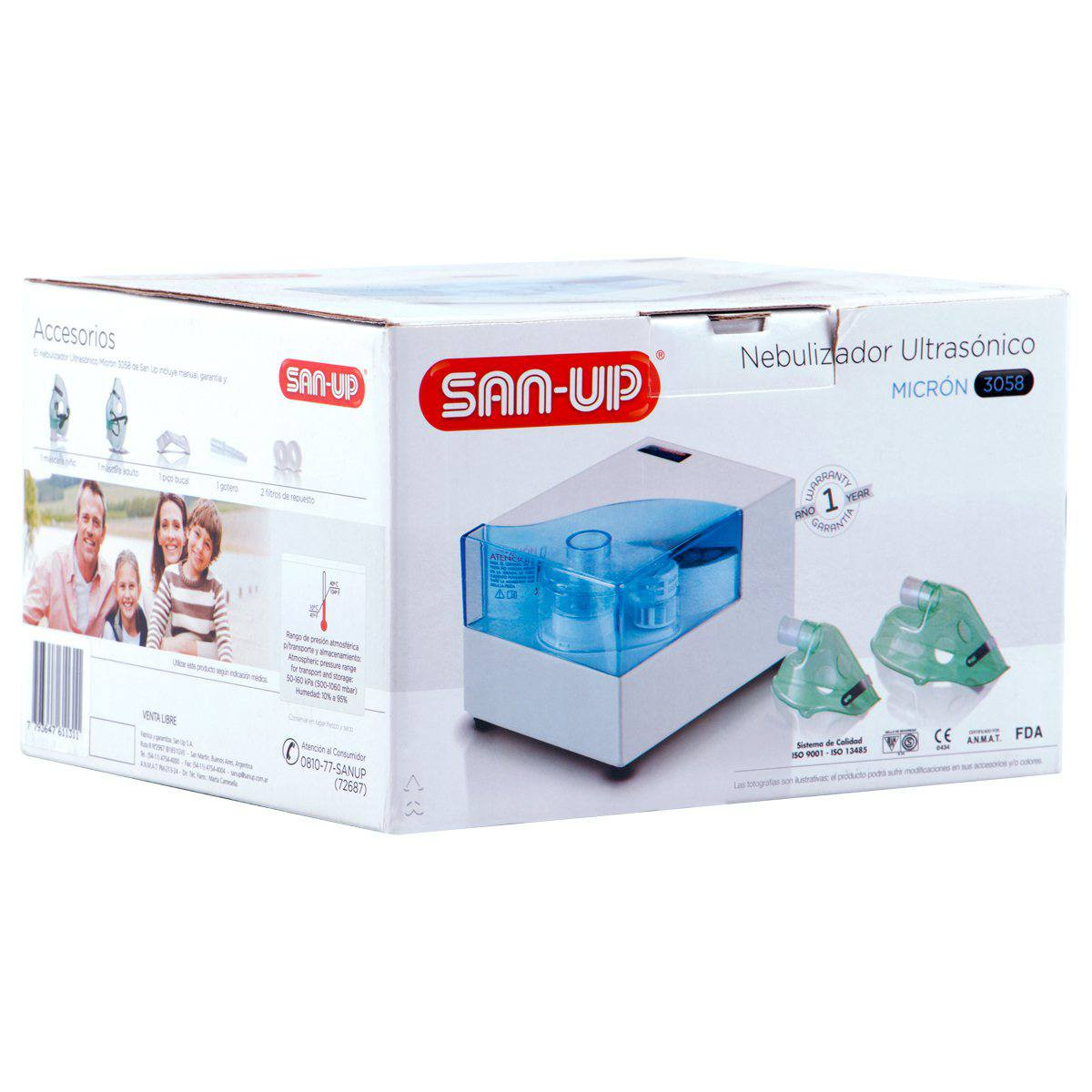 NEBULIZADOR ULT MICR SAN-UP 3058