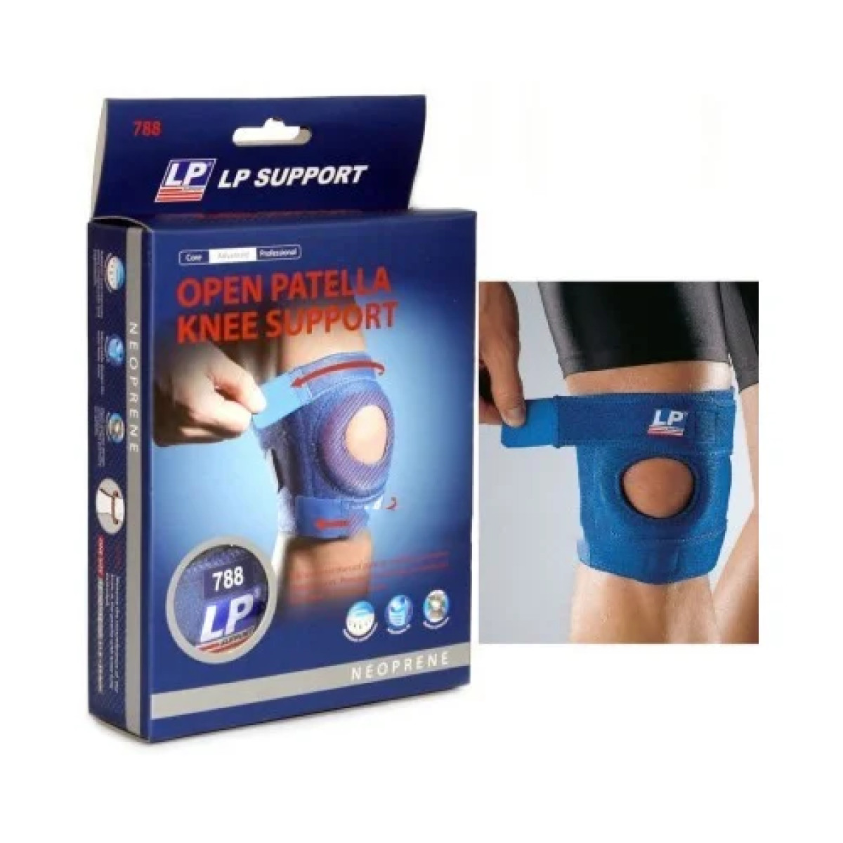RODILLERA ABIERTA CORTA 788 TU (LP)