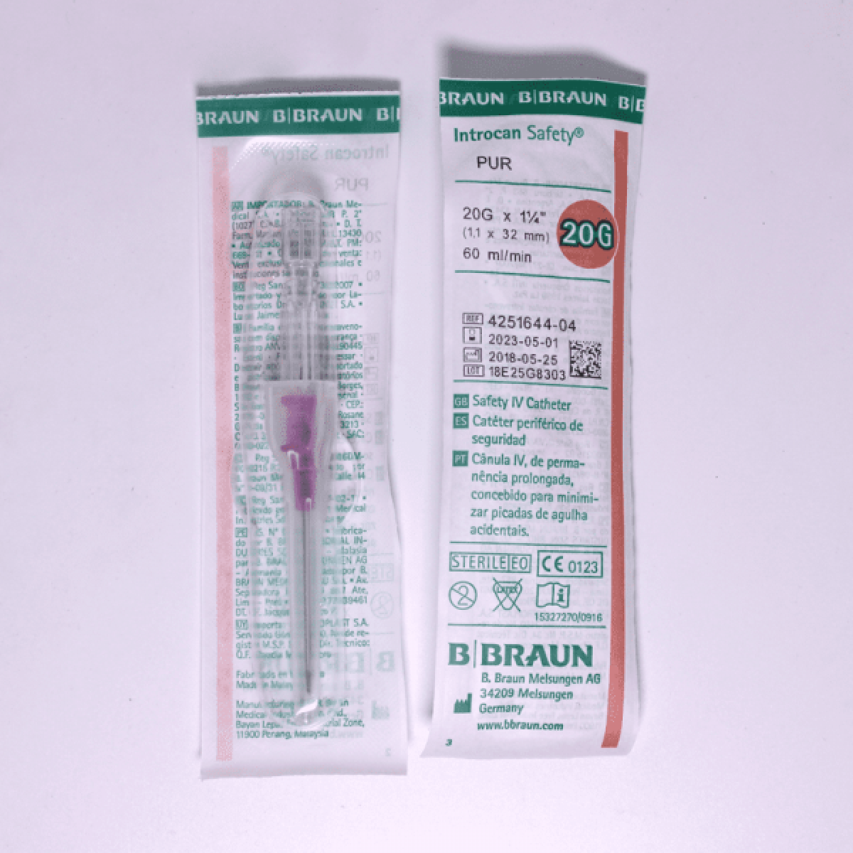 CATETER INTRAVENOSO N 20 INTROCAN