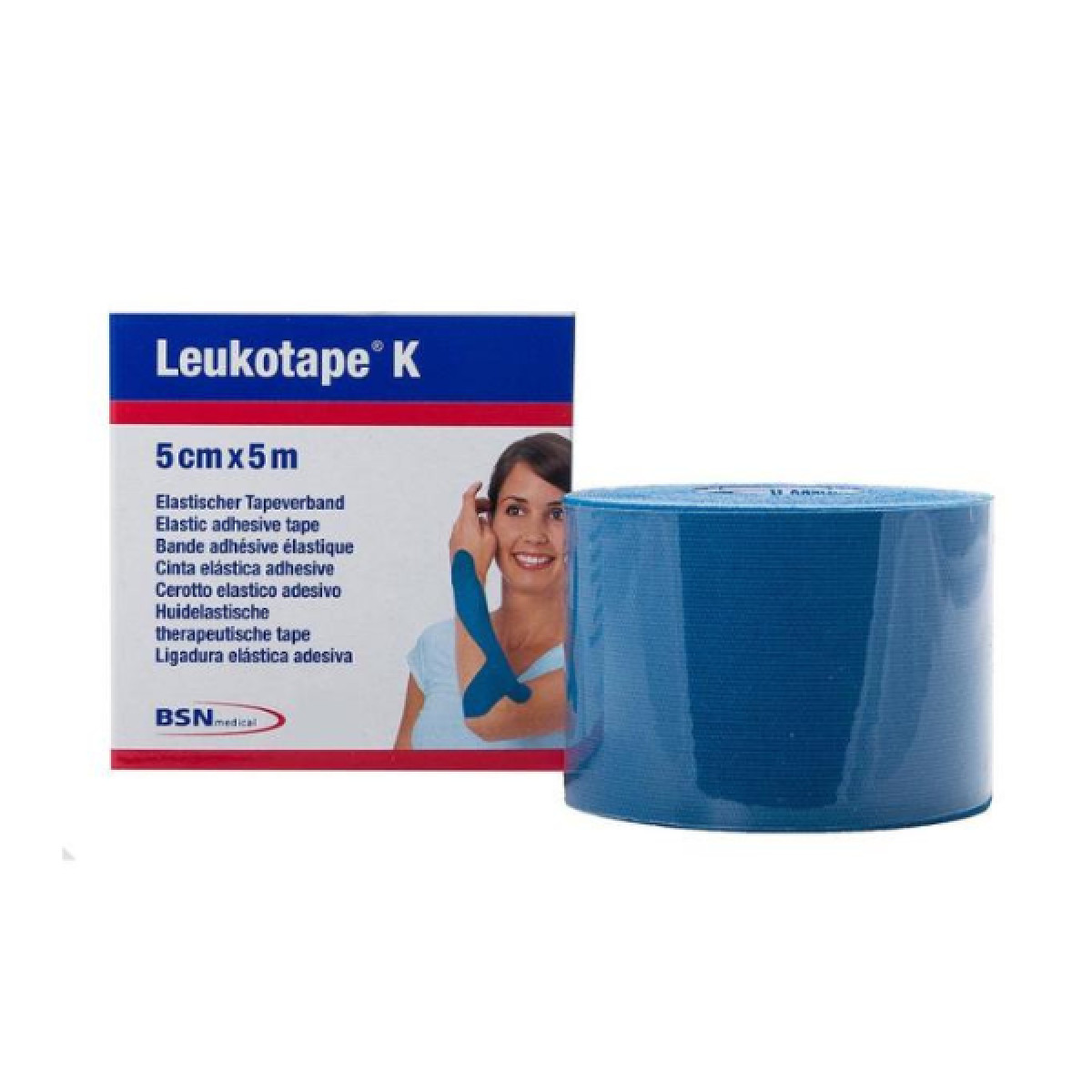 LEUKOTAPE K 5.0CM X 5 AZUL (DPM)