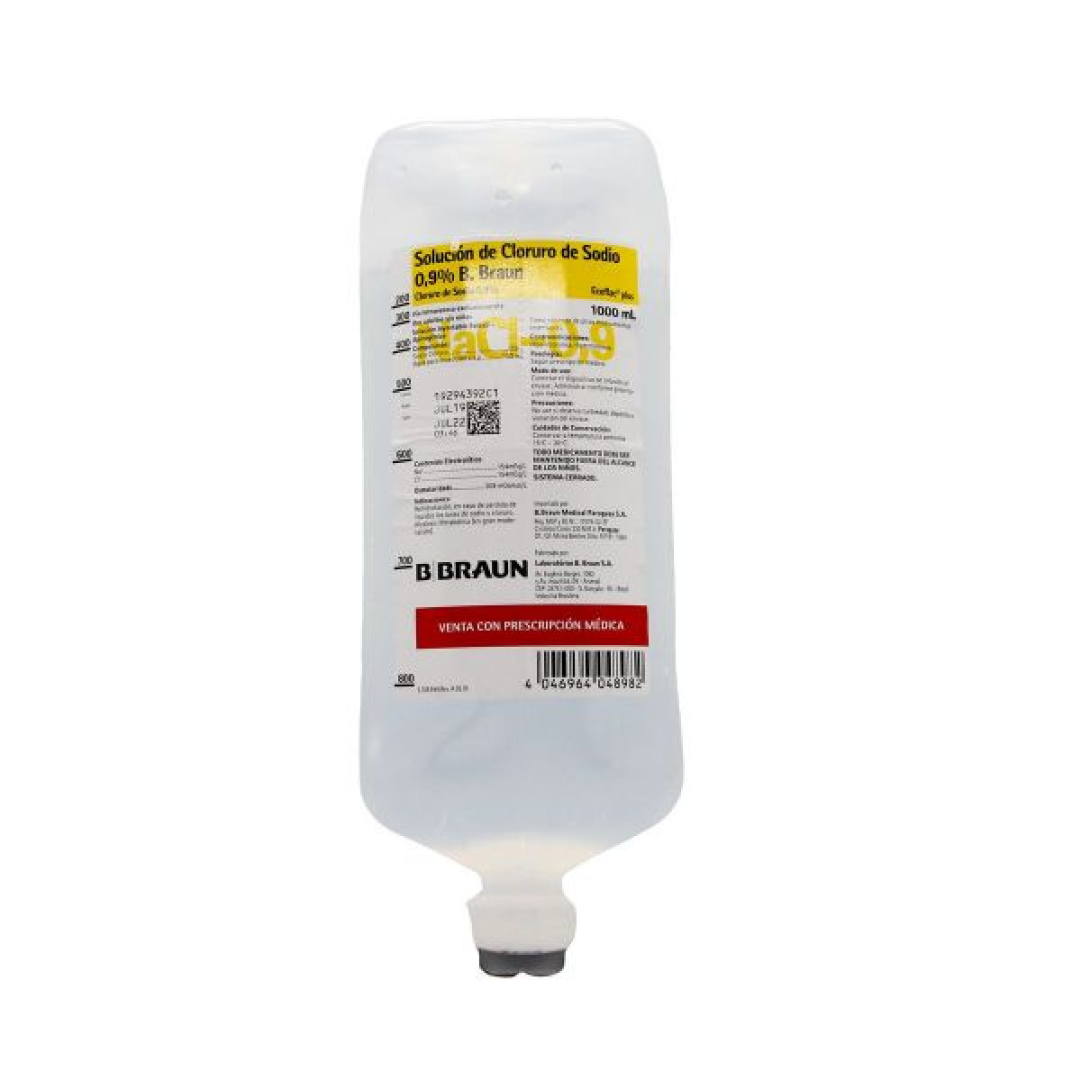 SOL FISIOLOGICA 0.9% X 1000ML BRAUN