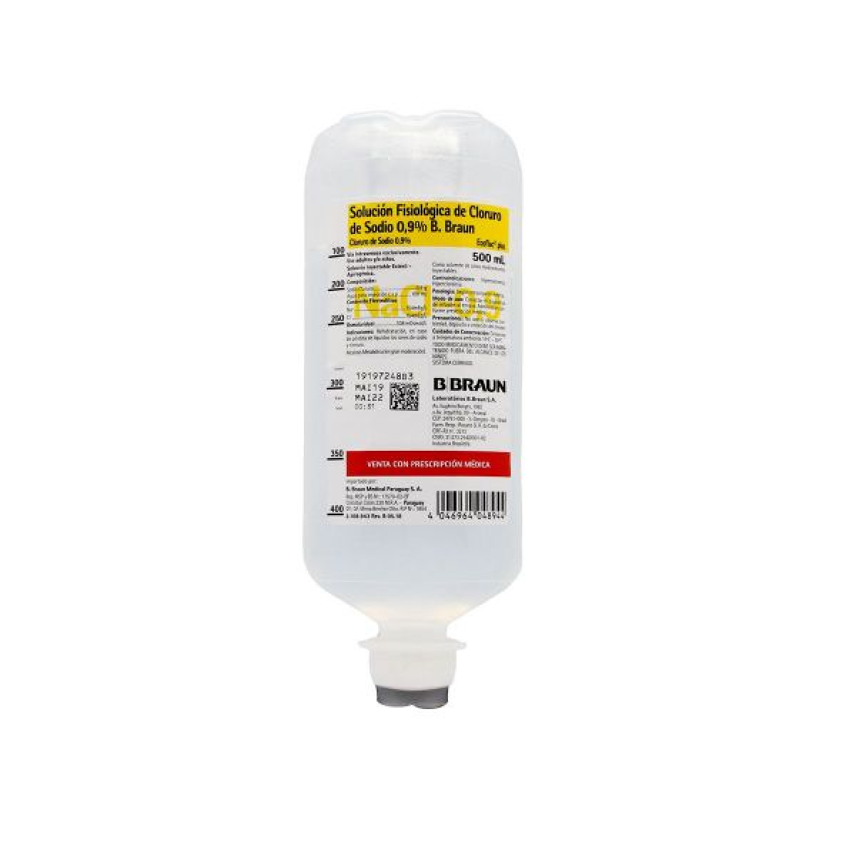 SOL FISIOLOGICA 0.9% X 500 ML BRAUN