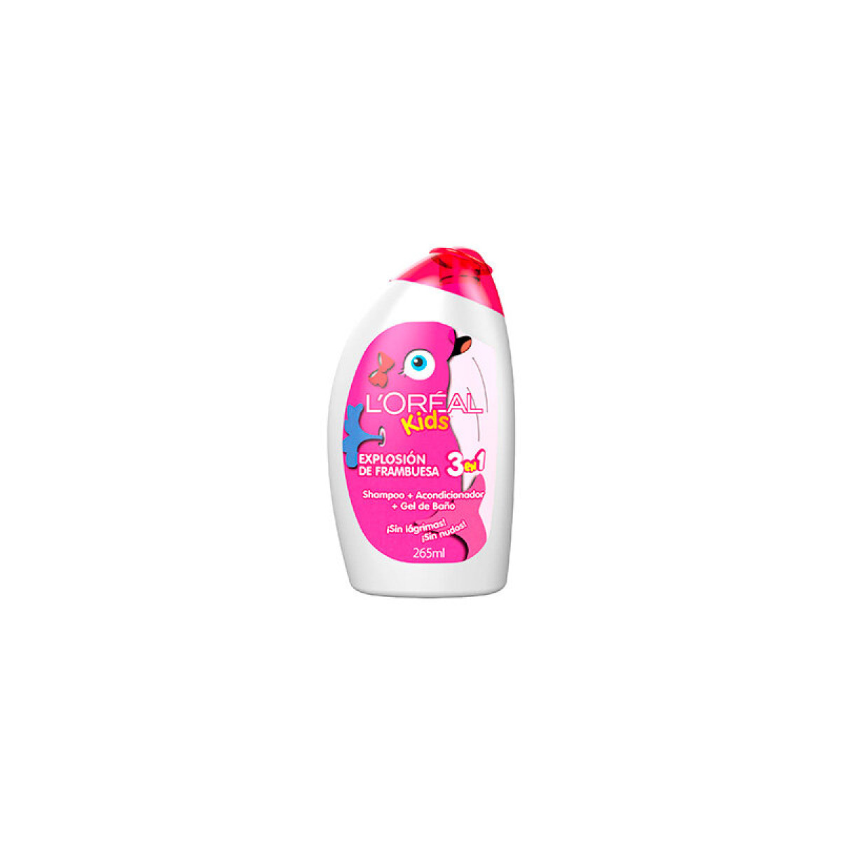 LOREAL KIDS 3EN1 265 ML FRAMB 1755