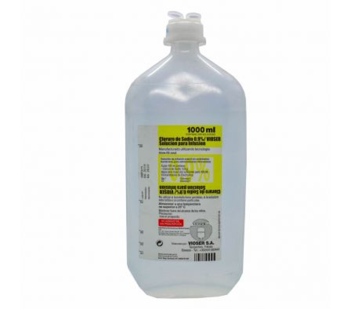 SOL FISIOLOGICO 0.9% 1000 ML VIOSER