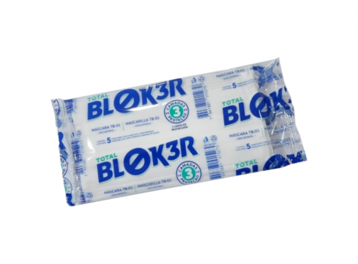 TAPA BOCA QUIR TOTAL BL X 5