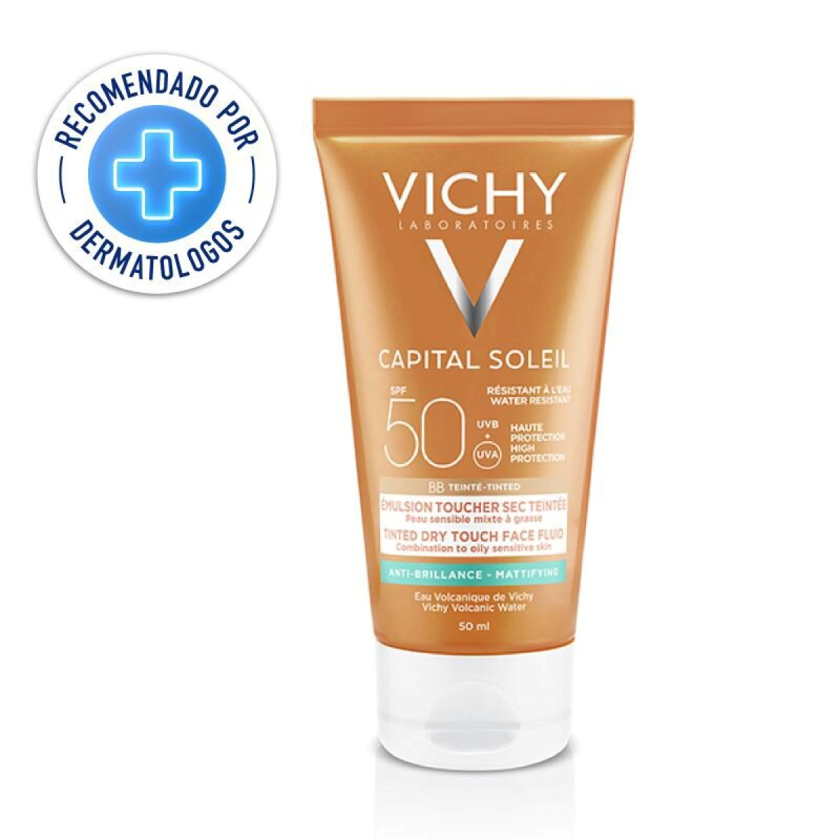 VICHY SOLAR FPS50 50ML BLOQ BB 5787