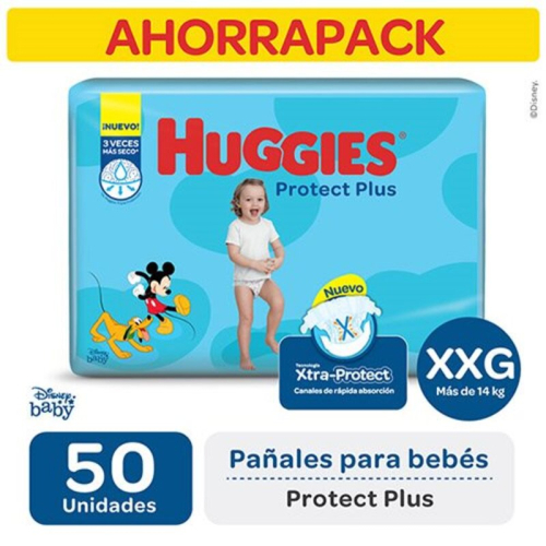 HUGGIES PANAL PROT PLUS XXG X 50 CE