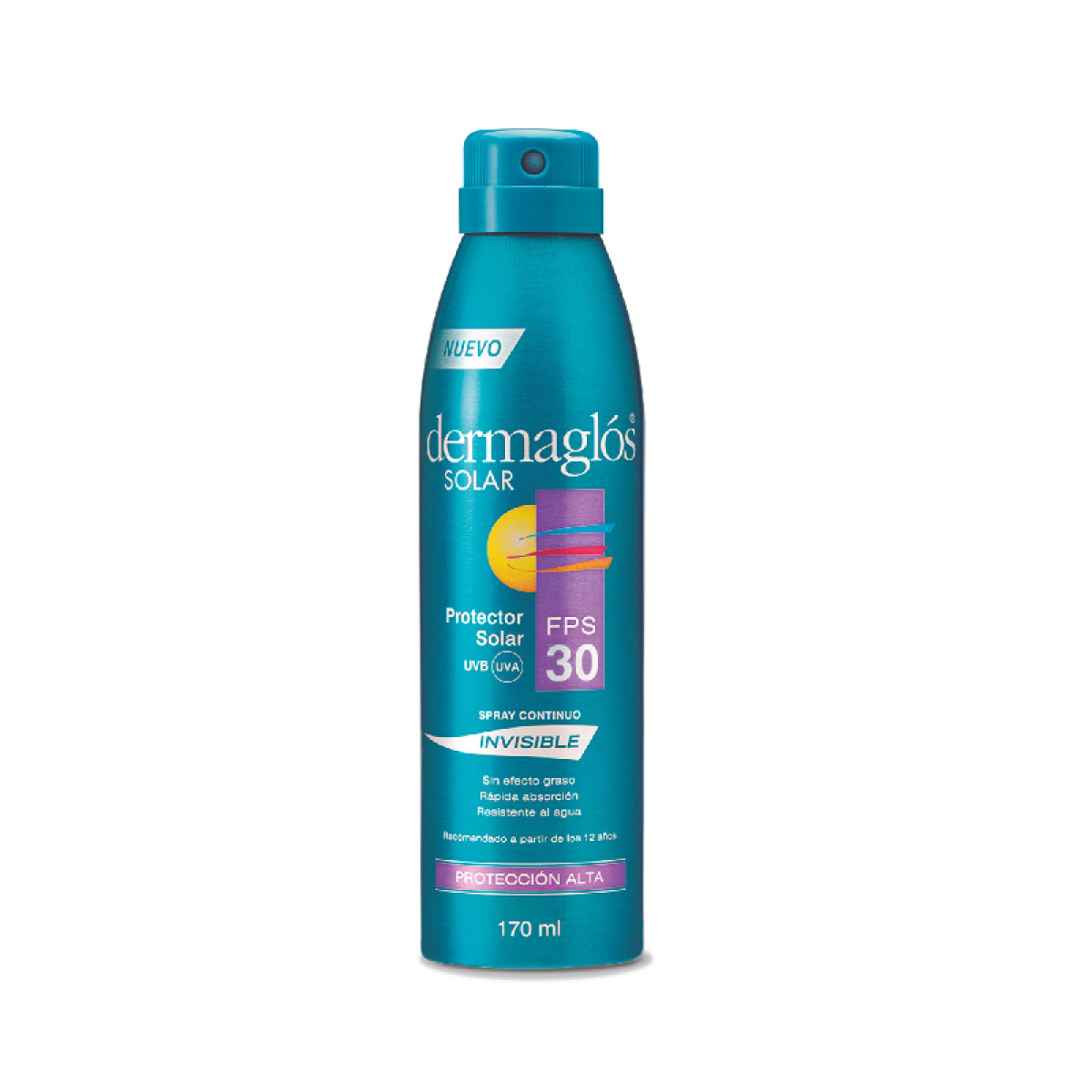 DERMAGLOS SOLAR FPS30 SPR CO 170 ML