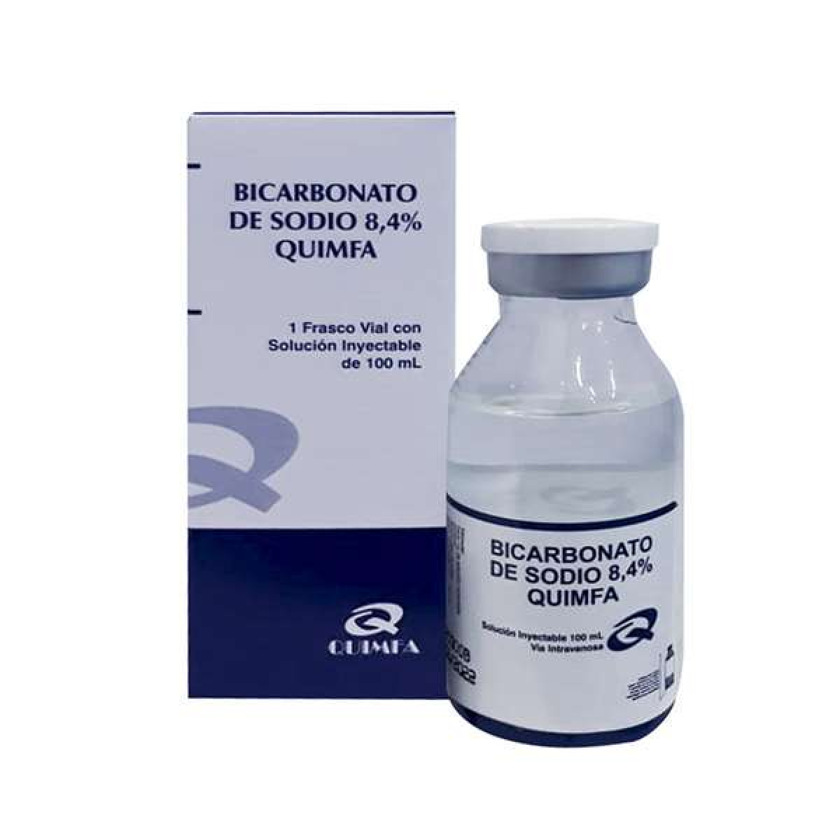 BICARBONATO DE SODIO INY X 100 ML