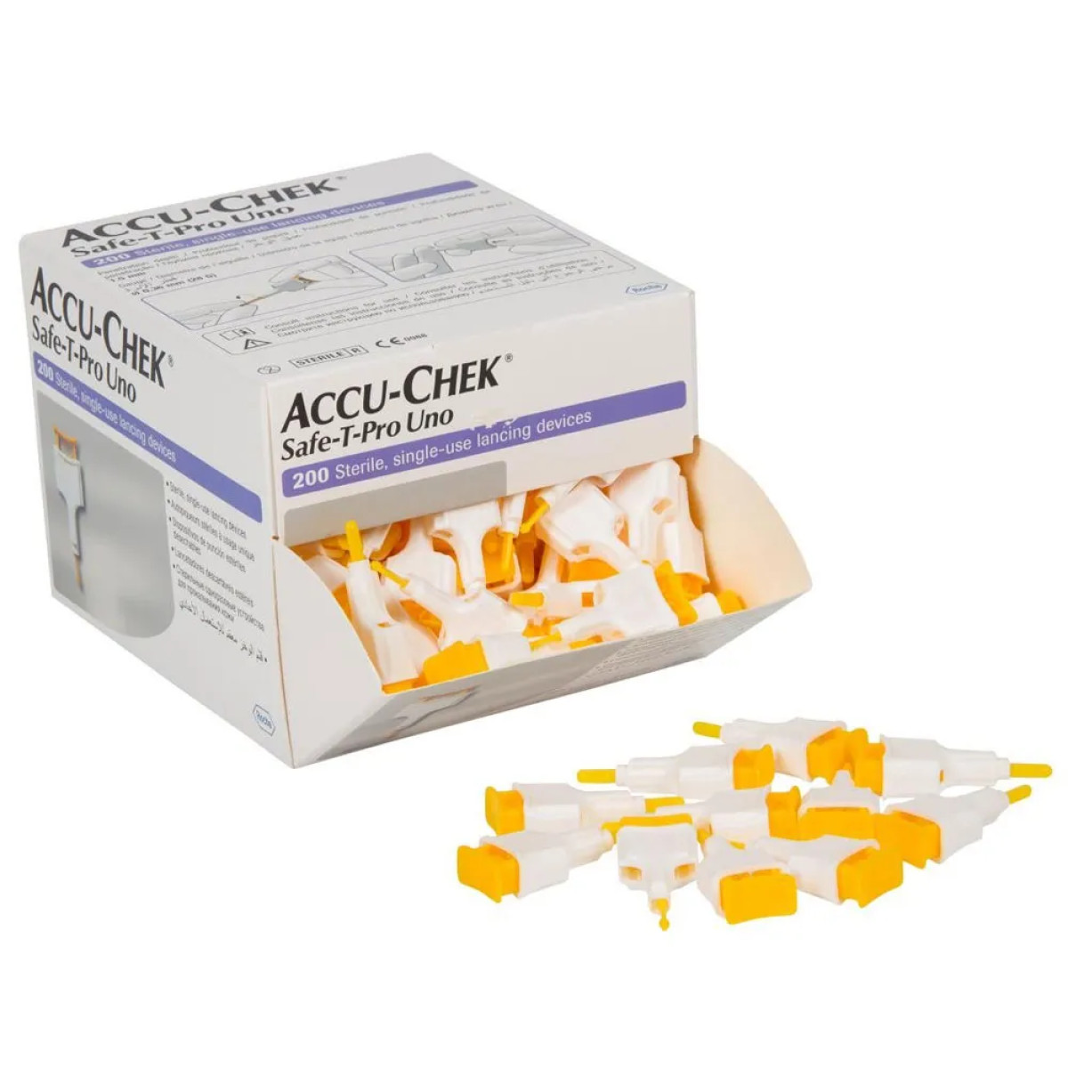 ACCU-CHEK LANCETA SAFE T X 200