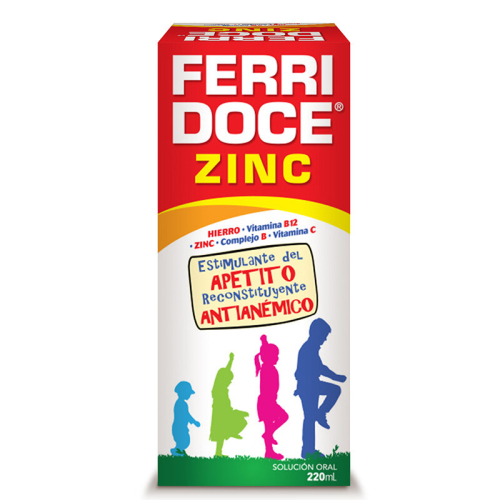 FERRIDOCE ZINC JBE 220 ML