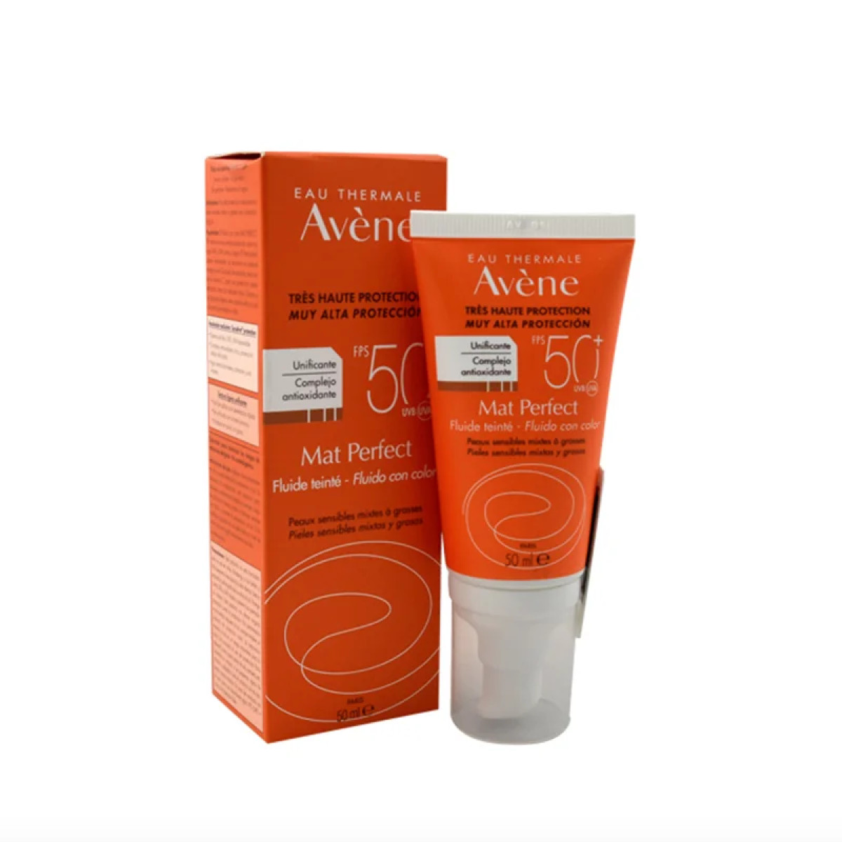 AVENE SOLAR FPS50 MAT FLUID COLOR