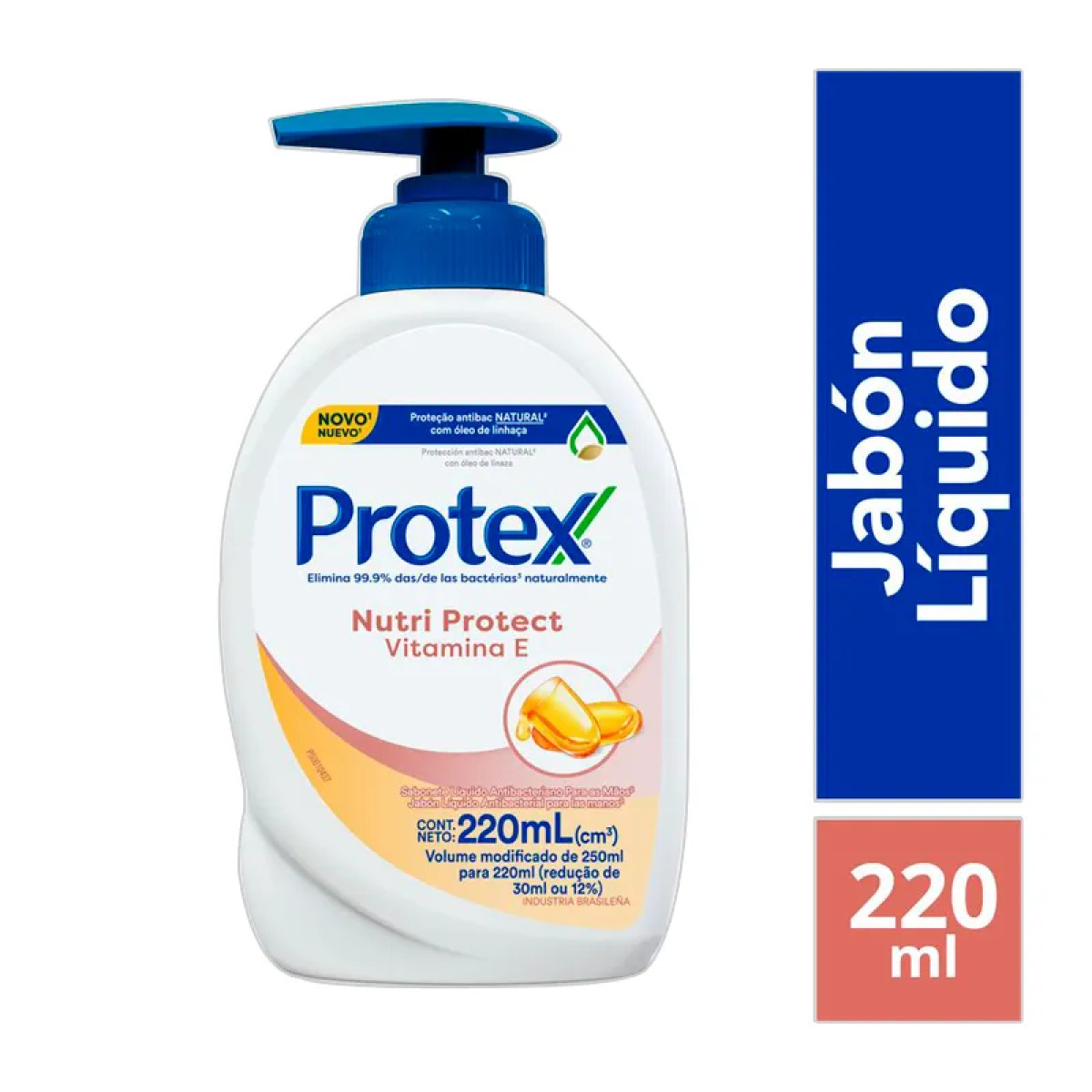 PROTEX JABON LIQ 220 ML PUMP VIT E