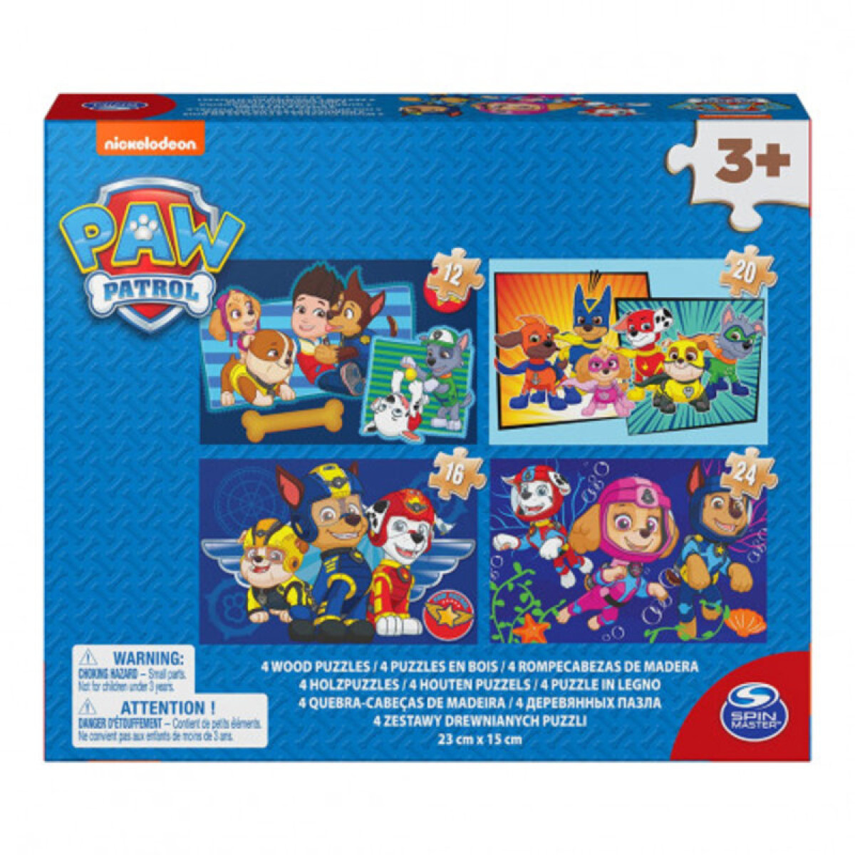 PAW PATROL ROMPECABEZA SHOE BOX