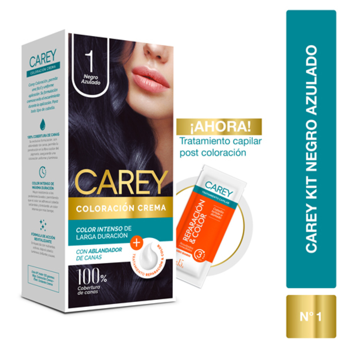 CAREY TINTURA KIT N 1    NEGRO AZUL