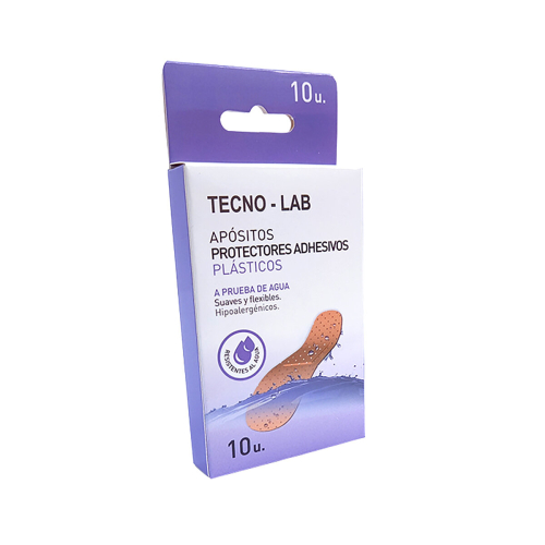 TECNO LAB CURITA PLASTICO X 10 UNID