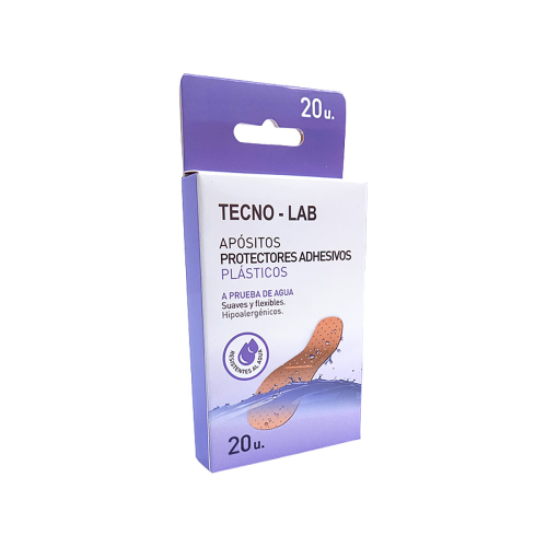 TECNO LAB CURITA PLASTICO X 20 UNID