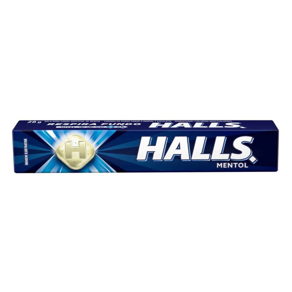 HALLS CARAMELO MENTOL 0381