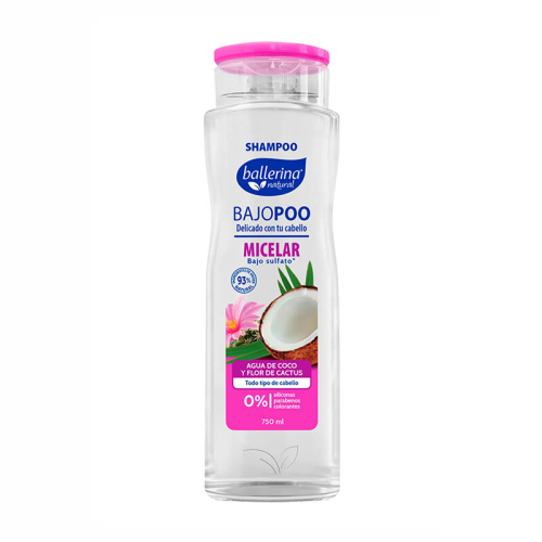 BALLERINA SHAMP 750 ML MICELAR BAJO